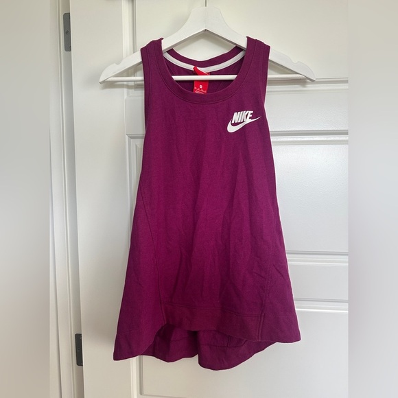 Nike Maroon Muscle Tank - Picture 1 of 3